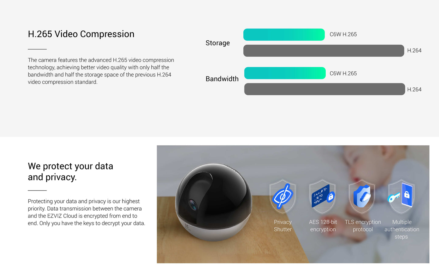 C6w Indoor Pan & Tilt Wi-Fi Camera